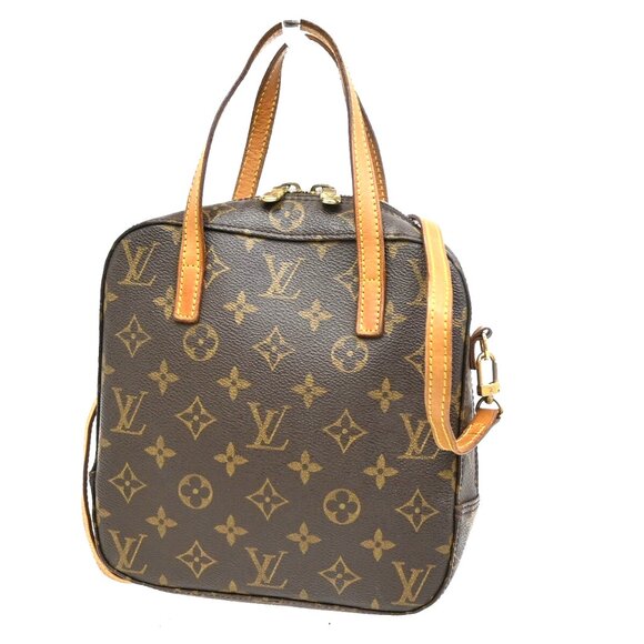 LOUIS VUITTON Spontini 2Way Shoulder Hand Bag Monogram Leather - Picture 2 of 5